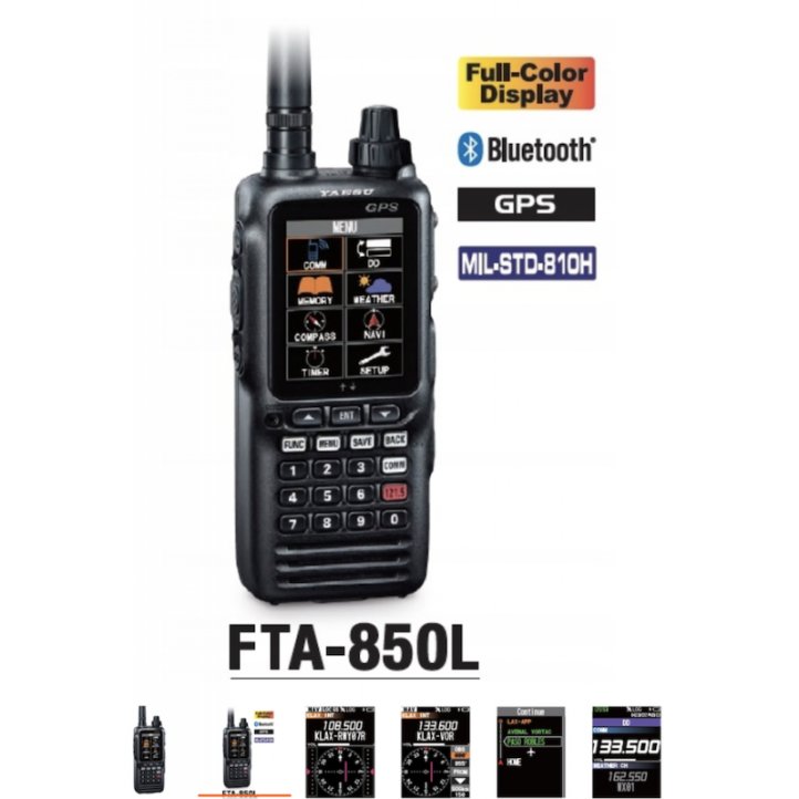 Nowe, przenośne radio lotnicze Yaesu FTA850L w sklepie dlapilota.pl